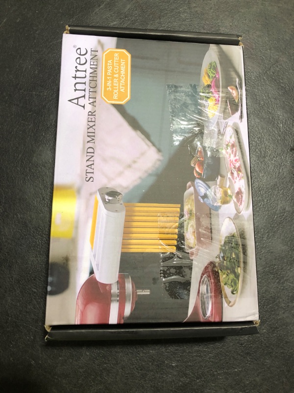 Photo 1 of Antree Pasta Maker Attachment 3 in 1 Set for KitchenAid Stand Mixers Included Pasta Sheet Roller, Spaghetti Cutter, Fettuccine Cutter Maker Accessories and Cleaning Brush