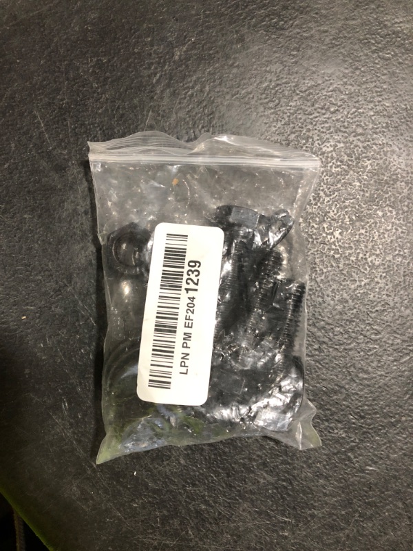 Photo 1 of 1/2-13 x 2 Hex Head Screws Bolts, Nuts, Flat & Lock Washers, Fully Threaded, Stainless Steel 18-8, Black Finish, 4 Sets