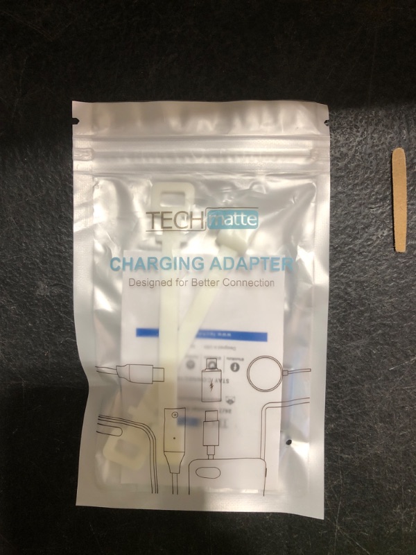 Photo 1 of TechMatte Female USB C to Male Lightning Adapter 2 Pack 2.2A Charging Data Transfer, Compatible with iPhone 14, 13, 12, 11 Xs iPad iPod AirPods, Not for Audio Headphones/OTG Firewire Anti-Lost, Grey