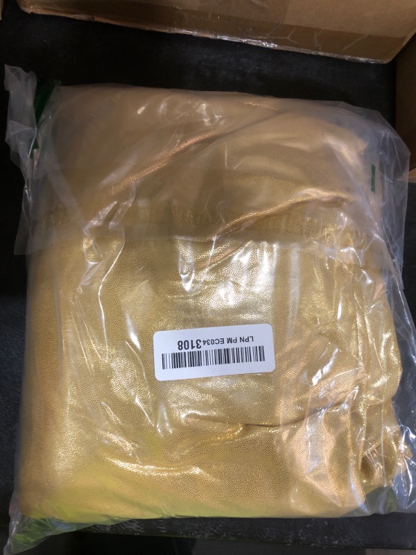 Photo 1 of Outpain 10x10ft Gold Sequin Backdrop Curtains -Heavy Duty Gold Photography Backdrops with Non-Shedding Glitter, Wrinkle-Free Stage Drapes for Wedding/Christmas/Studio Shoots (5x10ft 2 Panels)