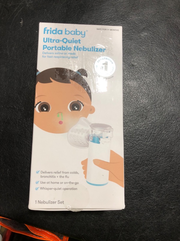 Photo 1 of Frida Baby Nebulizer for Babies, Portable Nebulizer for Kids, Babies & Infants, Ultra-Quiet Handheld Nebulizer with Mask + Diffuser, Congestion + Flu Relief