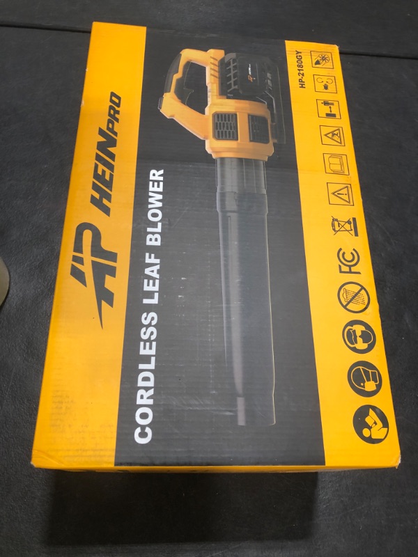 Photo 1 of HEINPRO Cordless Leaf Blower Compatible with Dewalt 20V Max Battery 400CFM Electric Leaf Blower Cordless, Variable Speed, Turbo Mode, Leaf blowers Battery Powered for Lawn Care, Yard(Bare Tool)