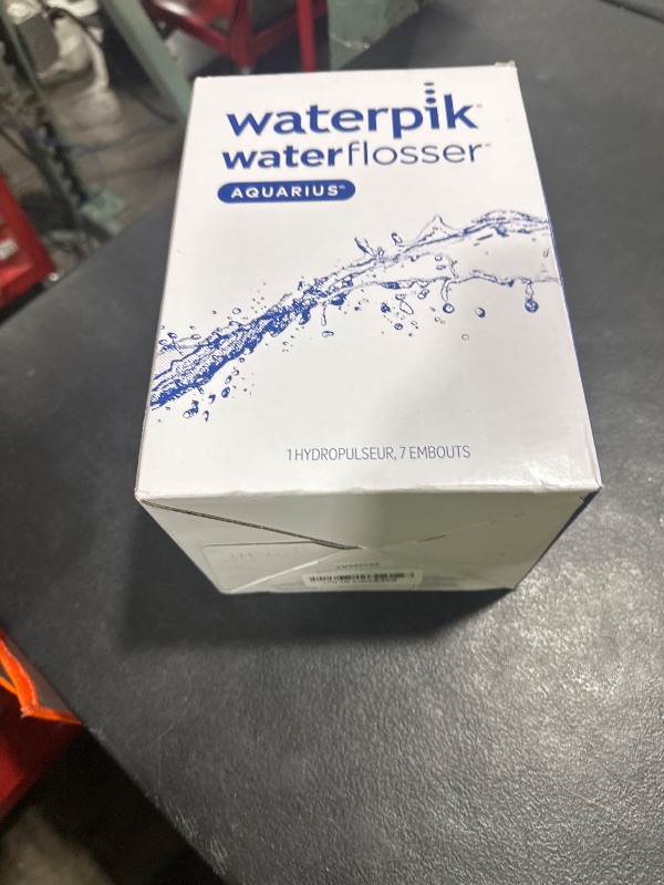 Photo 1 of Waterpik Aquarius Water Flosser For Teeth Cleaning, Gums, Braces, Dental Care, Electric Power With 10 Settings, 7 Tips For Multiple Users And Needs, ADA Accepted, White WP-660, Packaging May Vary