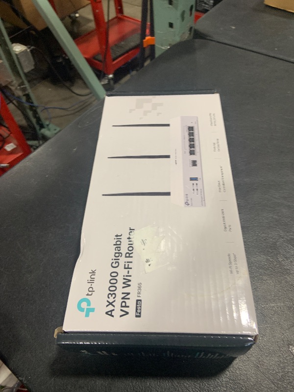 Photo 1 of TP-Link Festa FR365, AX3000 WiFi 6 VPN Router, Up to 5 Gigabit WAN + 1 USB 3.0 WAN + 1 SFP, Self-Organizing Network, Free Cloud, Load Balance, Mesh, Seamless Roaming, Does not Work with Omada