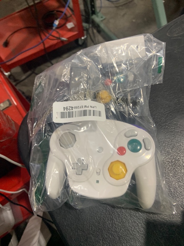 Photo 1 of TOOPONE Wireless Gamecube Controllers, Classic Gamecube Wavebird Wireless wii Controller Remote Gamepad Joystick for Nintendo Gamecube Console, Compatible with Wii (Black and White)