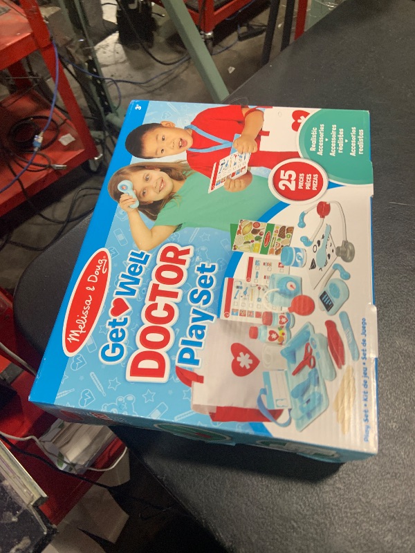 Photo 1 of Melissa & Doug Get Well Doctor’s Kit Play Set – 25 Toy Pieces - Doctor Role Play Set, Doctor Kit For Toddlers And Kids Ages 3+