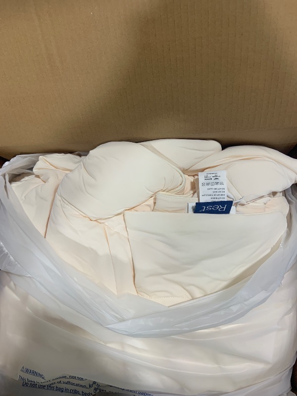 Photo 1 of REST® Evercool® Cooling Comforter, King/Cali King, Blanket for Hot Sleepers, All Season Bedding to Keep Cool for Night Sweats, Breathable Lightweight Blanket, 106x90 Inches, Snow Ivory