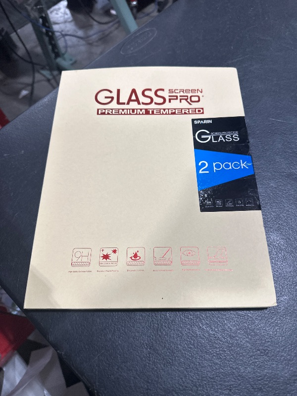 Photo 1 of SPARIN Screen Protector for iPad Air 13 Inch M3 2025 & M2 2024 (7th/6th Generation) & iPad Pro 13 Inch M4 7th Gen, Case Friendly/2 Pack Tempered Glass, Support Apple Pencil