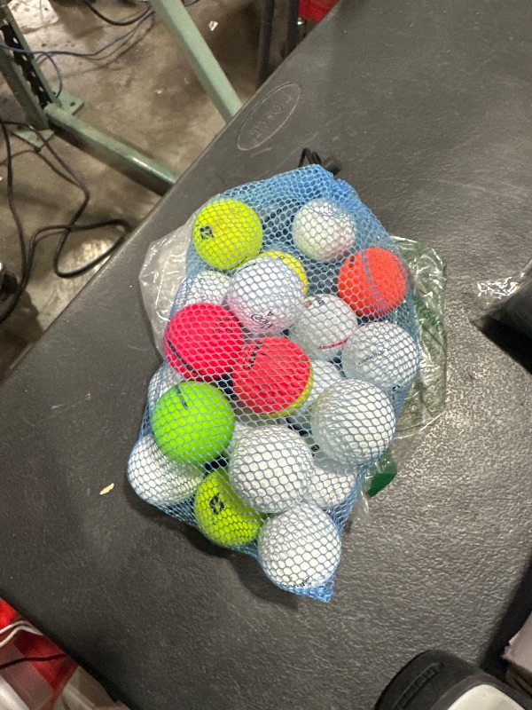Photo 1 of Clean Green Golf Balls 24 Recycled Used Golf Balls for Callaway ERC Triple Track Golf Ball Bulk Mix - Cheap Golf Balls Good Condition - includes Callaway Golf Balls for Men and Mesh Carrying Bag (24)