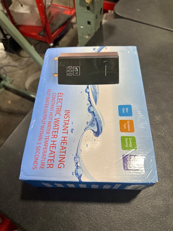 Photo 1 of Kweetle Tankless Electric Water Heater,110V 5500W Under Sink Instant Water Heater with Digital Display Touch Screen&Remote Control On-Demand for Point Of Use for Kitchen,Laundry,RVs