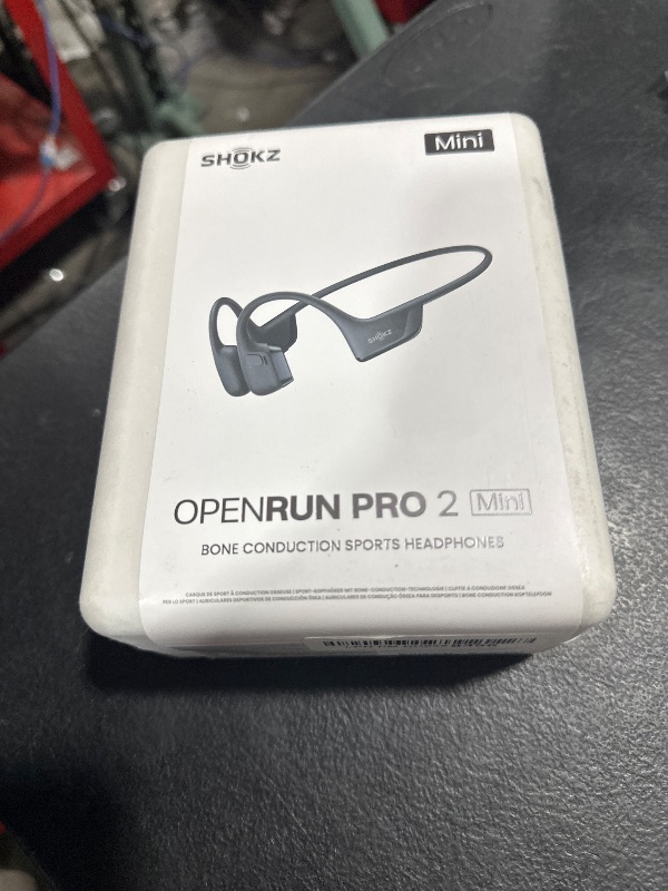 Photo 1 of SHOKZ New OpenRun Pro 2 - Open-Ear, Bone Conduction Sport Headphones - with Reflective Strip - Sweat Resistant, Workout Headphones - Secure, Wireless, Comfortable Fit-Deep Bass and Smart Mic App