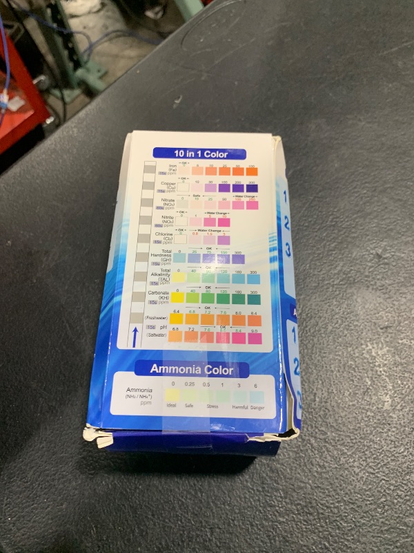 Photo 1 of 11 in 1 - Aquarium Test Strips | 950 Tests - 150 Strips | Fish Tank Aquariums Water Test Kit & ebook | Aquarium Thermometer | Fish Tank Water Testing Kit Includes 50 Ammonia Strips | Versatile Usage