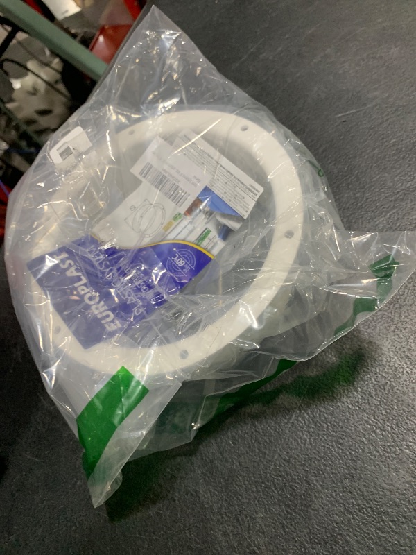 Photo 1 of Vent Systems 6" Inch Air Vent Duct Connector Flange Straight Ventilation Pipe Plastic Ducting Connector Plate for Cooling Heating Ventilation System HVAC 6" Inches