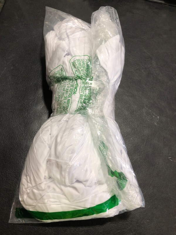 Photo 1 of 10x10ft Wrinkle Free White Backdrop Curtain for Parties Soft Fabric Drapes Wedding White Curtain Backdrop for Birthday Party Decorations Background for Photography 5x10ft, 2 Panels