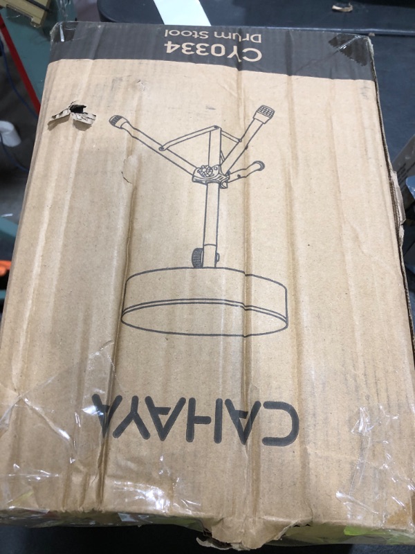 Photo 1 of CAHAYA Drum Throne Height Drum Stools Padded Drum Seat Folding Universal Drum Chair for Kids and Adult CY0334