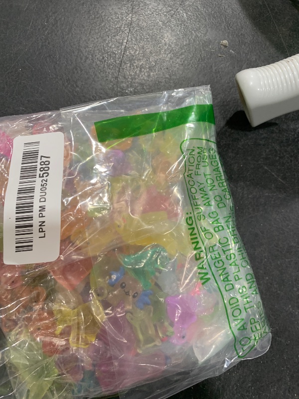 Photo 1 of 100PCS Luminous Mini Resin Dinosaur Glow in The Dark, 26 Styles Tiny Animals for Hide Garden Micro Landscape Dollhouse Decor Craft