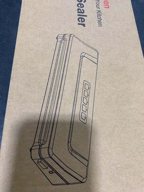 Photo 1 of [Updated 2025] Bonsenkitchen Vacuum Sealer Machine + 40 Vacuum Bags, Fast-Compact/Multi-Functional Food Vacuum Sealer with External Vacuum System, Silver