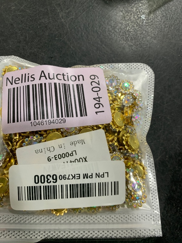 Photo 1 of 200PCS Sew on Rhinestones Crystal Flower Claw Rhinestones for Crafting Mixed Sizes 8/10/12/14mm Lake Blue Gem Stone Metal Base Sewing on Glass Crystal Stones for Clothes Hats Shoes Bags DIY Jewelry