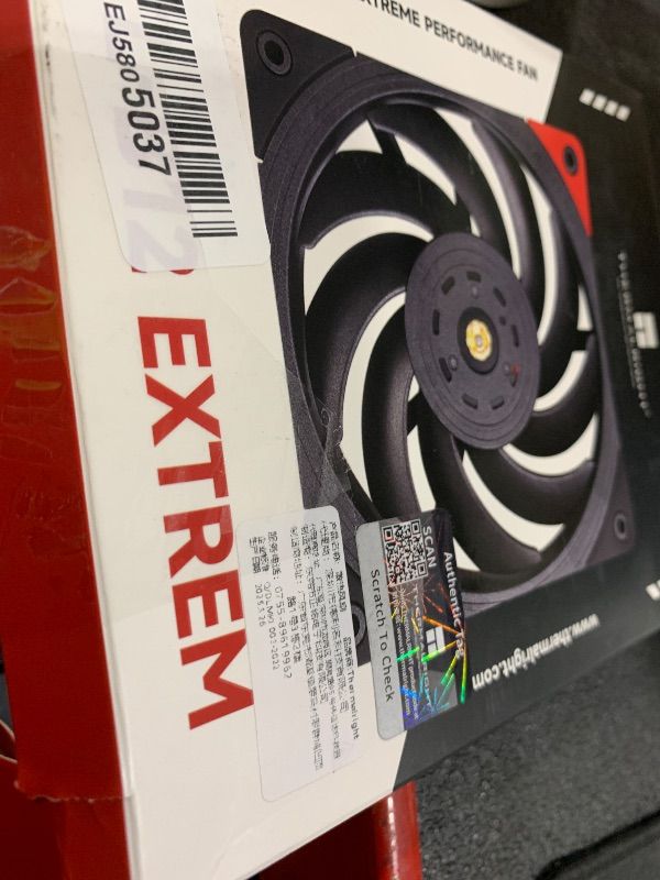 Photo 1 of Thermalright TL-B12 Extrem CPU Fan Cooler,Industrial Grade Fans,with High Speed 3150RPM,120mm Cooling PWM Fan,Three-time Dynamic Balance Correction,Computer Case Cooling Fan