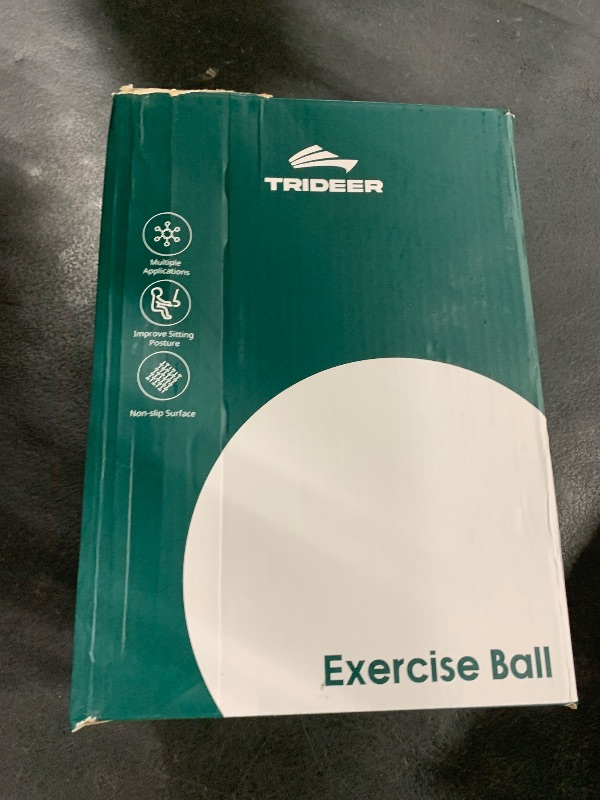 Photo 1 of Trideer Yoga Ball for Exercise, Pregnancy & Birthing, 5 Sizes Exercise Ball for Physical Therapy, Stability, Fitness, Quick Pump Included