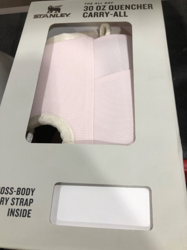 Photo 1 of Stanley All Day Quencher Carry All for 30 oz Tumbler with Handle | Crossbody Bag with Phone Holder Pocket, Card Sleeve & Detachable Strap | Water Bottle Carrier Bag | BPA-Free | Rose Quartz