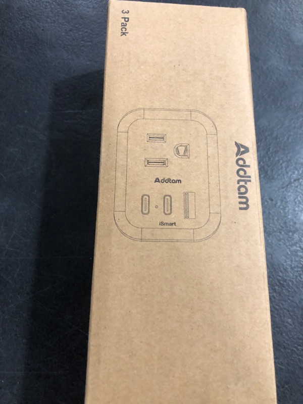 Photo 1 of 3 Pack European Travel Plug Adapter, Addtam US to Europe Plug Adapter with 3 Outlets 3 USB Charger (2 USB C Port), Type C Power Adaptor to Italy Spain France Portugal Iceland