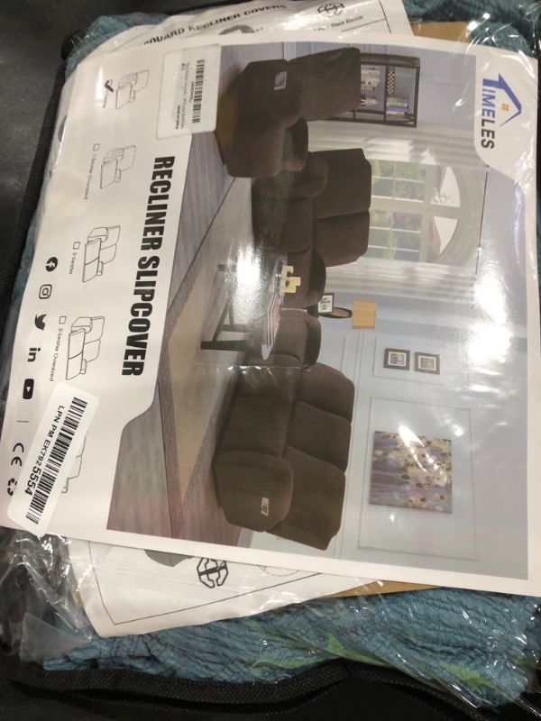 Photo 1 of Timeles Recliner Covers Recliner Chair Covers Reclining Couch Covers Sofa Slipcovers Stretch Soft Washable (Single-Seater, Teal)