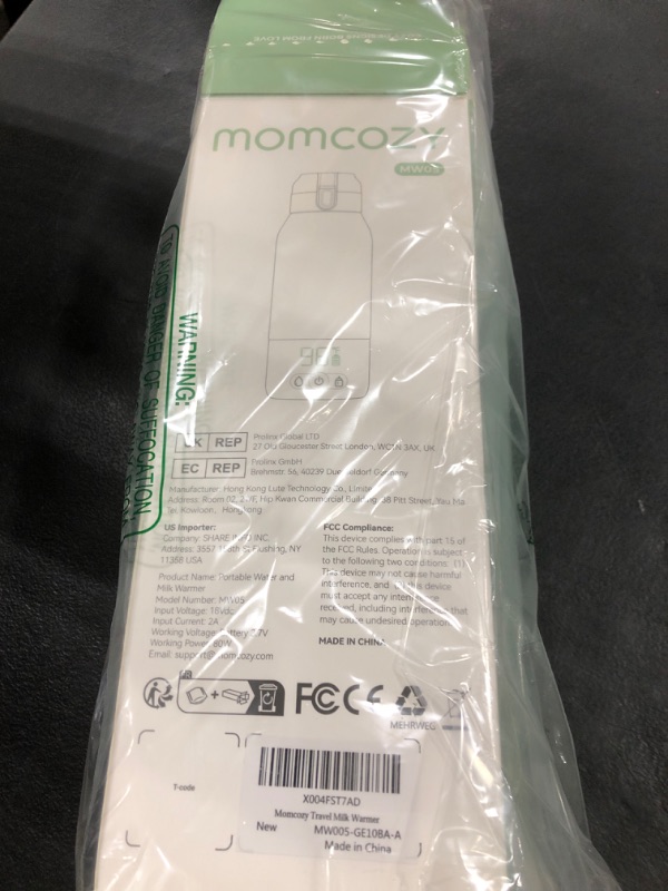 Photo 1 of Momcozy Portable Milk Warmer for Travel – Dual Heating Modes for Breast Milk & Water, Portable Bottle Warmer with Fast Heating & Long Battery Life, 17 Ounces Large Capacity to Meet Your All-Day Needs