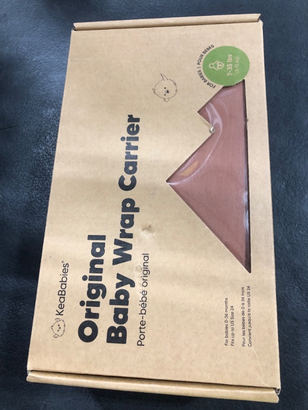 Photo 1 of KeaBabies Baby Wrap Carrier - All in 1 Original Baby Carrier Newborn to Toddler Sling, Easy to Wear, Hands Free Bonding, Lightweight, Breathable Infant Wraps (Terracotta)