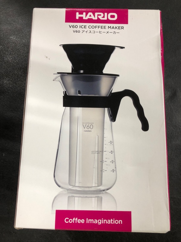 Photo 1 of Hario V60 "Fretta" Hot and Iced Coffee Maker, 700ml, Black