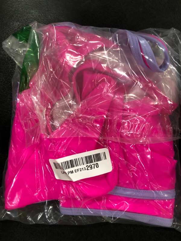 Photo 1 of BMJL Women's High Waisted Bikini Sets Sporty Two Piece Swimsuits Color Block Cheeky High Cut Bathing Suits(XS,Hot Pink)