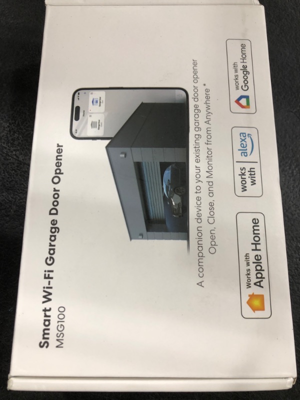 Photo 1 of meross Smart Garage Door Opener Remote, Compatible with Apple HomeKit, Amazon Alexa, Google Assistant, CarPlay and SmartThings, No Hub Needed