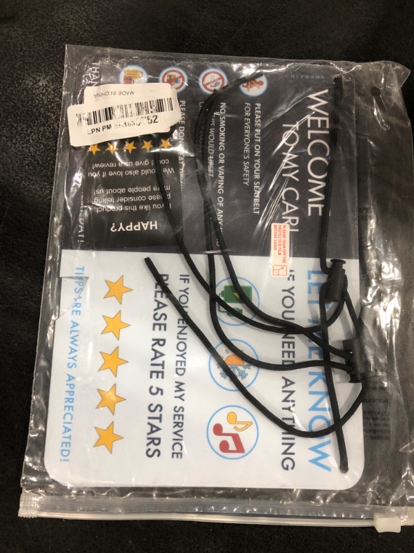 Photo 1 of NIVRANA Rideshare Car Sign 2-Pack — Better Customer Relations, Higher Ratings and More Tips with Universal Sign, Accessory for Uber Drivers, Rideshare Drivers – 9” x 6”