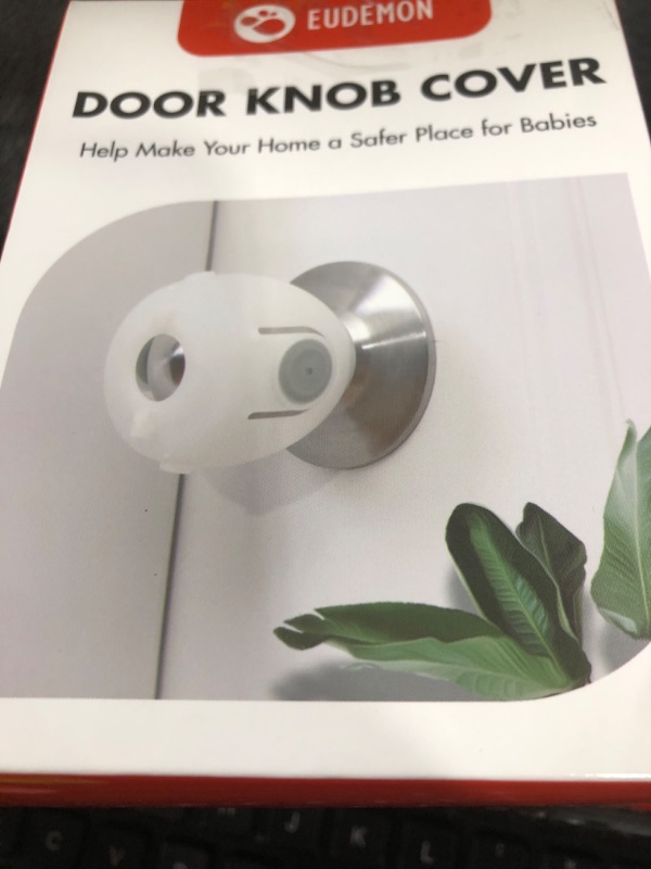 Photo 1 of EUDEMON 4 Pack Baby Safety Door Knob Covers Door Knob Locks(not Suit for All Door knobs)