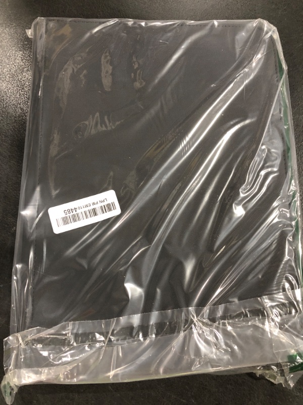 Photo 1 of bindrz 9 Pocket Zipper Binder for 360 Sleeved Trading Cards - Side Loading Pockets Album - Archival Safe Material and Compatible with TCG MTG and Sports Collectibles (Black)
