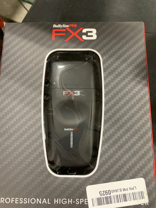 Photo 1 of BaBylissPRO Barberology Double Foil Shaver FXX3SB FX3 Professional High-Speed Electric Shaver