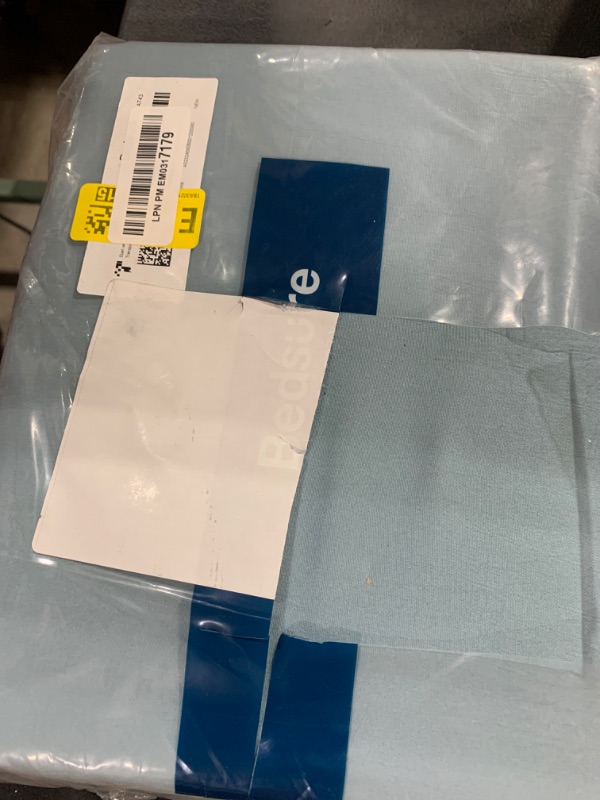 Photo 1 of Bedsure Mineral Blue Duvet Cover King Size - 3 Pieces Prewashed Extra Soft Bedding Set, Includes 1 Duvet Cover 104x90 Inches with Zipper Closure & 2 Pillow Shams, Comforter Not Included