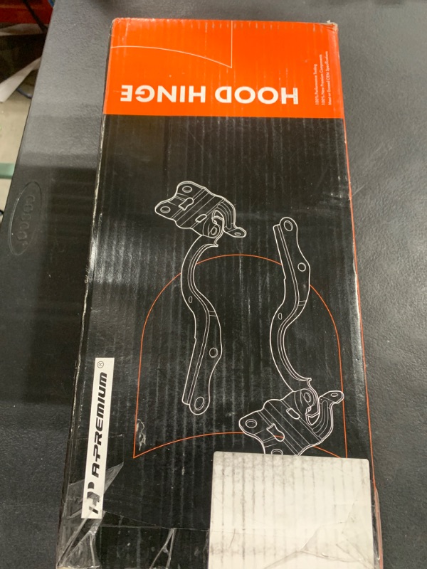 Photo 1 of A-Premium Front Hood Hinges Compatible with Ford F-150 F-250 F-350 1987-1997, F-Super Duty/F-53 Motorhome Chassis/F-59 Commercial Stripped Chassis 1988-1997, Bronco 1987-1996, 2-PC Set