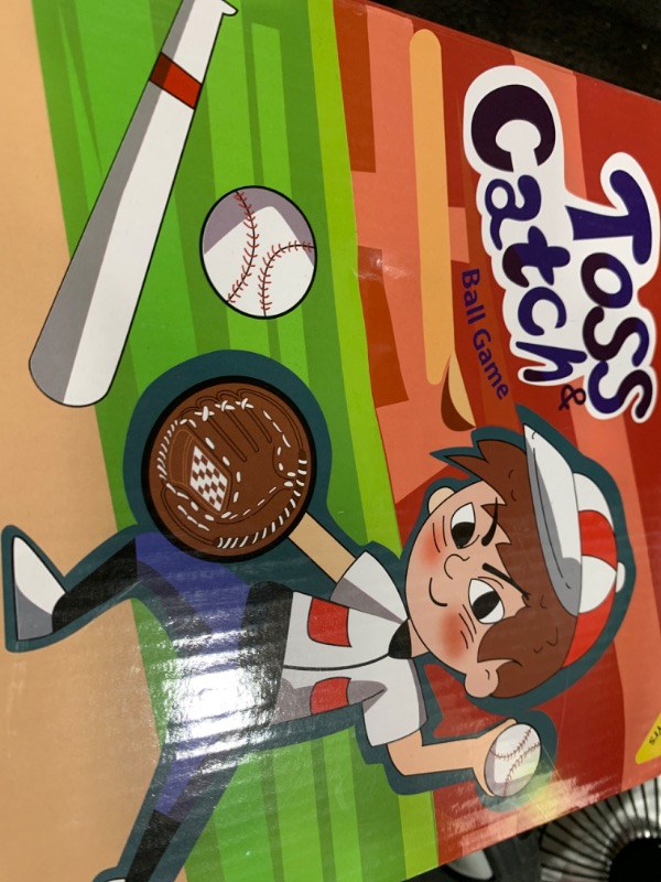 Photo 1 of BLAZPATH Toss and Catch Soft Sticky Ball Game Set for Kids 3-5, Toddler Baseball Glove Paddle Pads Catch Tennis Ball Sports Toys Indoor, Sticky Catcher Mitt with Softball Play Catching Beginner Set