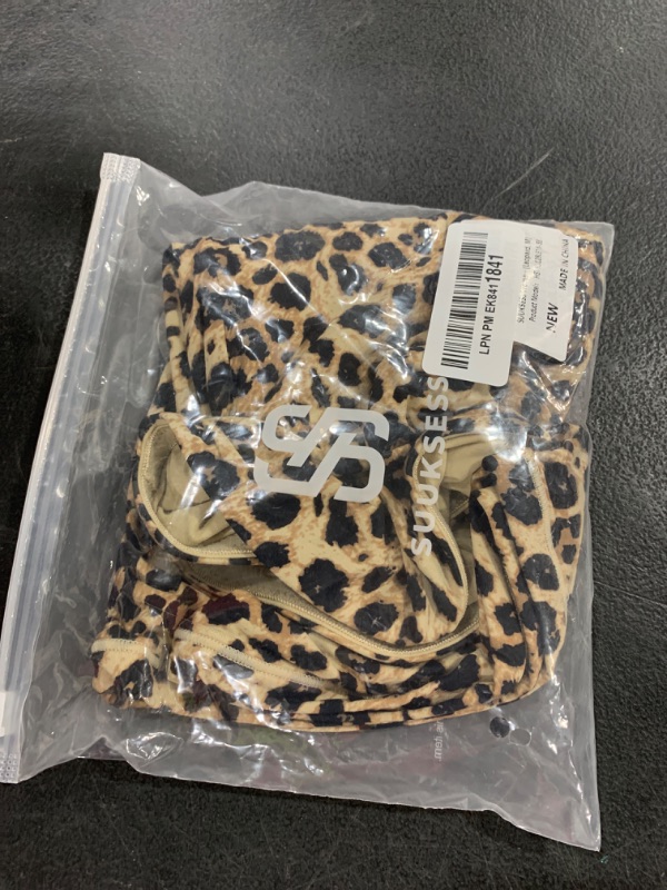 Photo 1 of SUUKSESS Women Sexy Tube Top Summer Y2K Going Out Tops Casual Sleeveless Double Lined Basic Tank Top (Leopard, M)