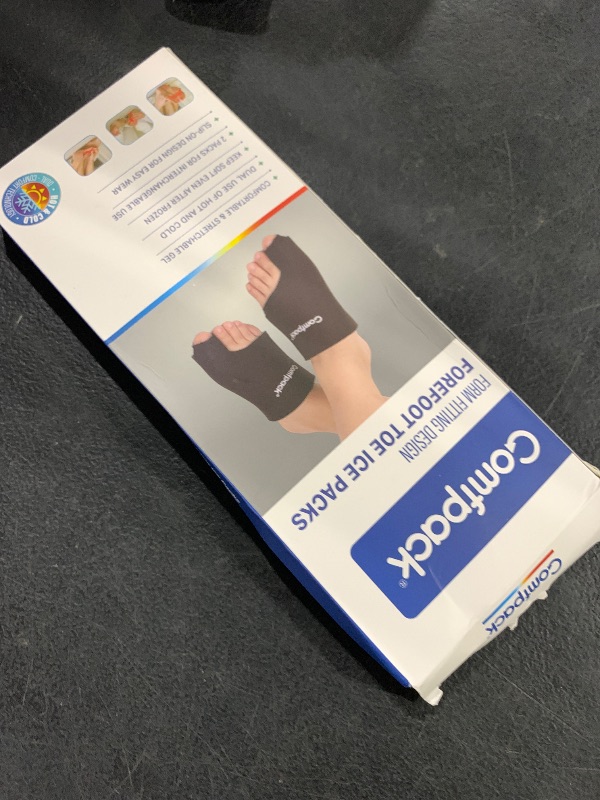 Photo 1 of Comfpack Forefoot Toe Ice Pack for Bunion, Plantar Fasciitis, Hallux Valgus, Gout, Swelling & Injuries, Hot Cold Compress Therapy Gel Foot Ice Pack for Arthritis, Surgery, Sesamoiditis, Metatarsalgia