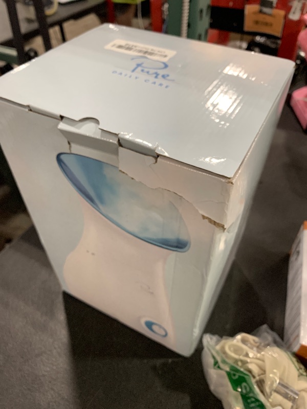 Photo 1 of Pure Daily Care NanoSteamer Large 3-in-1 Nano Ionic Facial Steamer with Precise Temp Control - Humidifier - Unclogs Pores - Blackheads - Spa Quality - Bonus 5 Piece Stainless Steel Skin Kit (Teal)