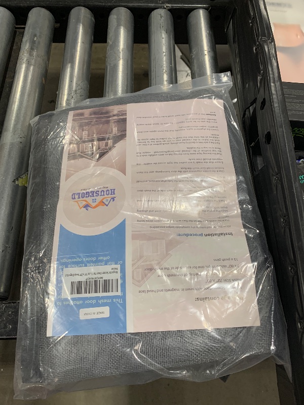 Photo 1 of Magnetic Screen Door for 72"x80" French Door, Durable Fiberglass Double Door Screen Mesh Curtain Fits Door Opening up to 70" x79‘’ Keep Bugs Out