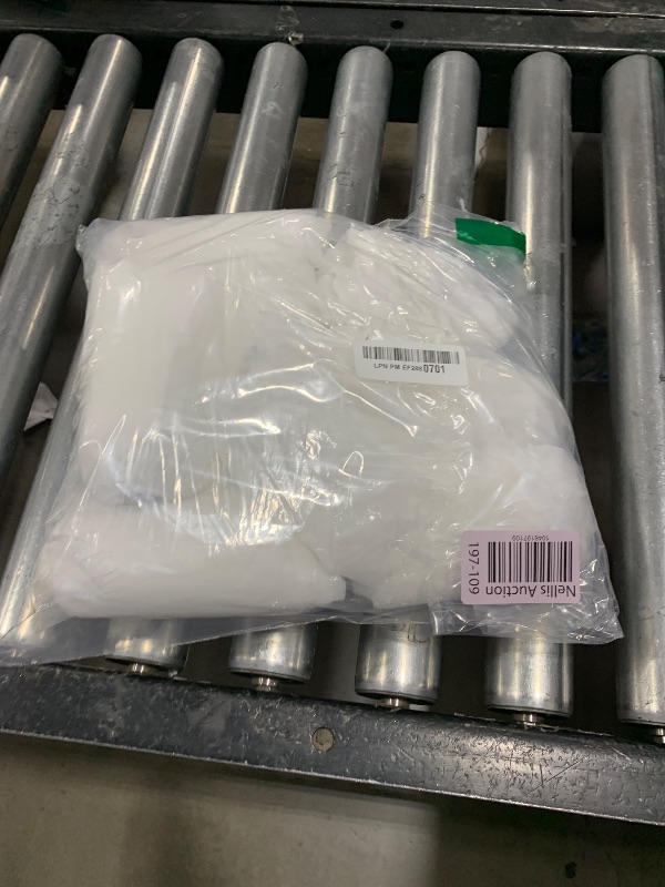 Photo 1 of Life-C 100 Pack (50 Pair) Disposable Shoe Cover, White Resistant Boot Covers Non Slip Shoe Booties for Indoors