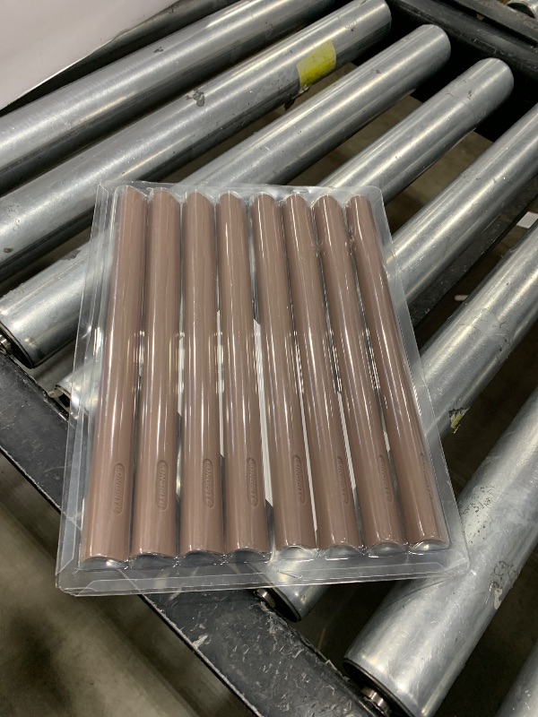 Photo 1 of LONGFITE Corner Protectors and Edge Guards Baby Proof Corner Covers and Bumpers Cushion Top Grade Silicone Non-Choking Risk with Strong Stickiness (8 Pack) (Edge Guards Dark Brown, Edge)