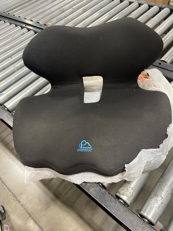 Photo 1 of ProtoArc Seat Cushion for Tailbone Pain Relief, Office Chair Cushion, Coccyx Cushion, Ergonomic Memory Foam Seat Cushion for Home, Car, Pressure Relief Pad for Hip, Coccyx, All Day Comfort - Black
