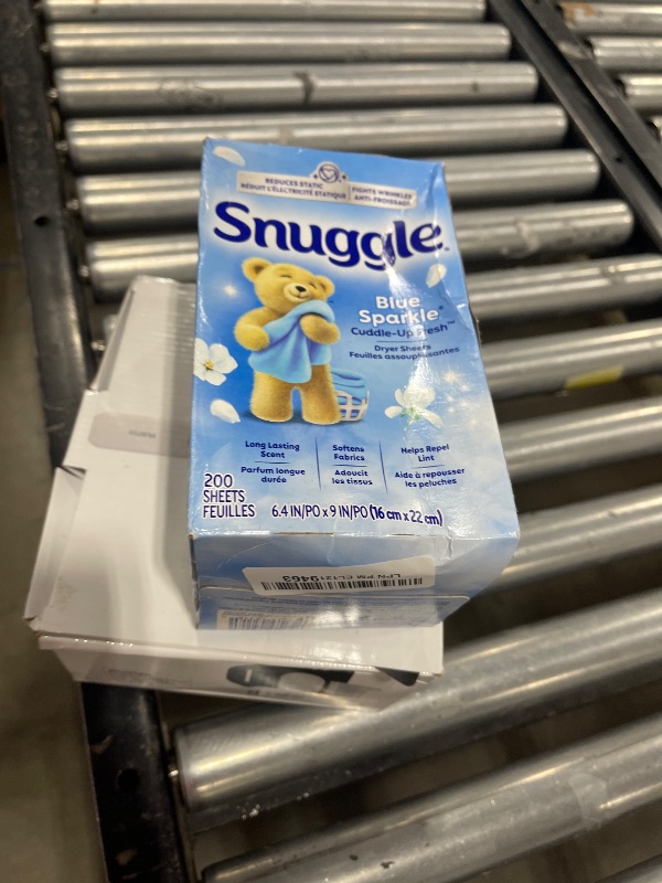 Photo 1 of Snuggle Dryer Sheets, Long Lasting Fresh and Clean Scent, Laundry Fabric Softener, Control Static, Reduce Wrinkles, HE Safe, 200 Count