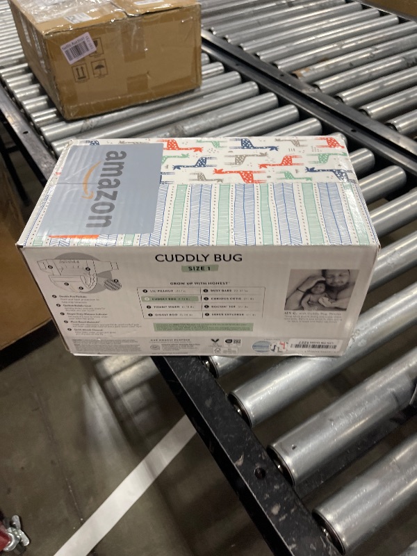 Photo 1 of The Honest Company Clean Conscious Diapers for Sensitive Skin | Hypoallergenic, Fragrance Free | Gender Neutral Prints | Club Box, Size 1 (8-14 lbs), 78 Count (Prints May Temporarily Vary)