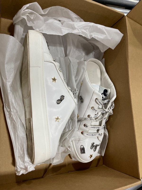 Photo 1 of Karl Lagerfeld Paris Women's Cushioned Insole Everyday Cordelia-Sneaker, Bright White, 9.5