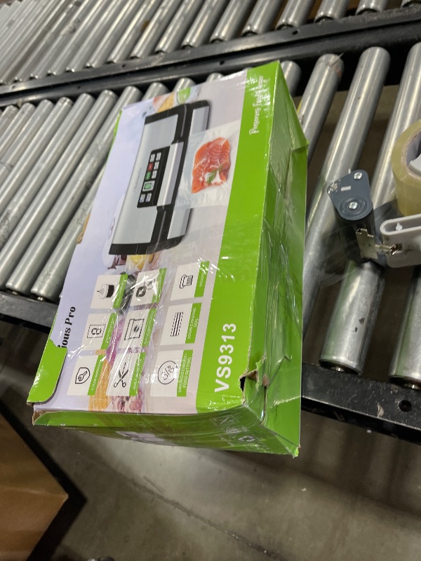 Photo 1 of Precision Vacuum Sealer Machine, 2X Seal&130W Commercial Full Automatic Food Sealer, Powerful Food Preservation System with Handle,Built-in Cutter&Bags Storage&Hose,2 Bags Rolls,Stainless Steel